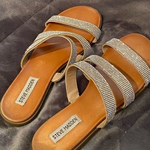 Steve Madden Rhinestone Sandsls